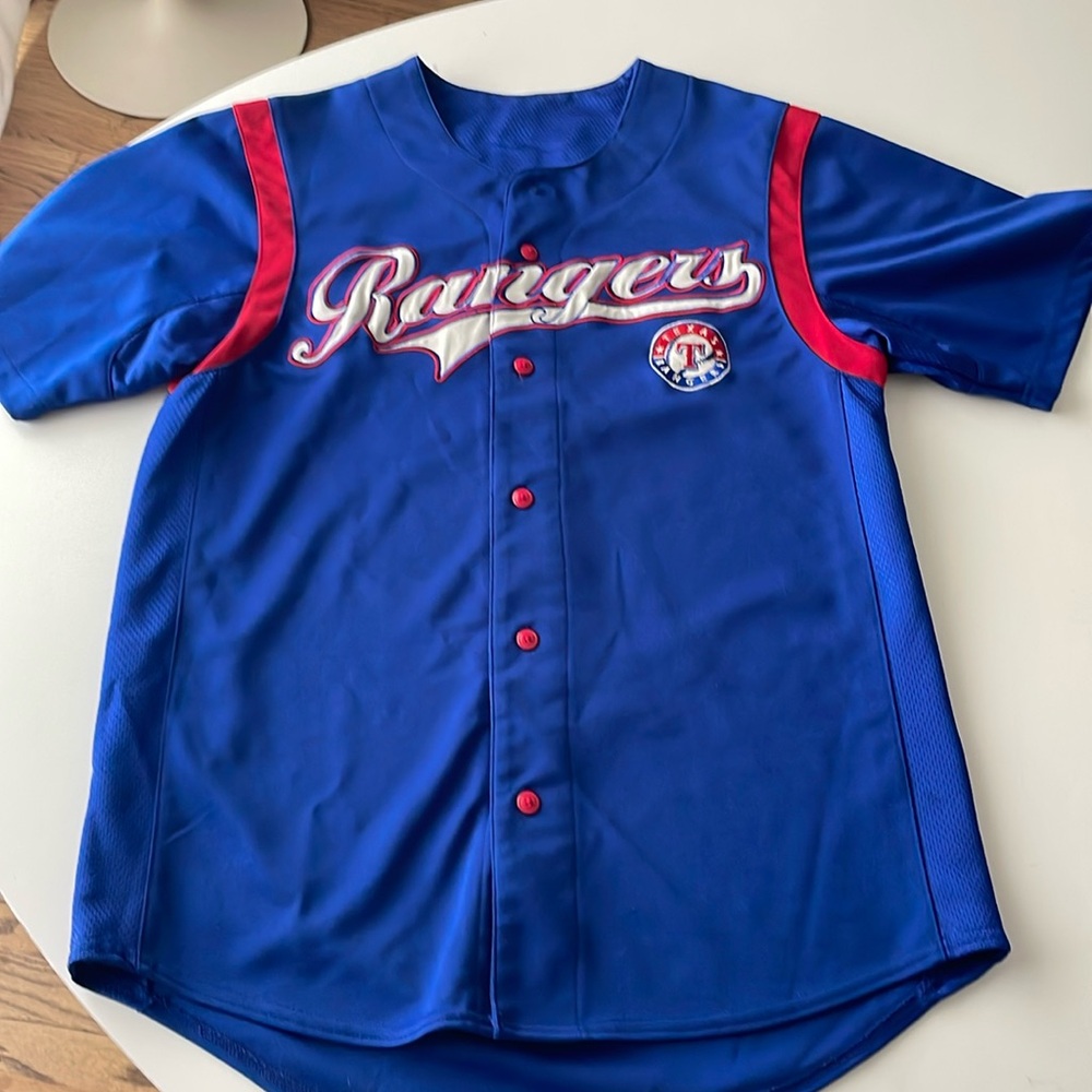 Texas Rangers button down